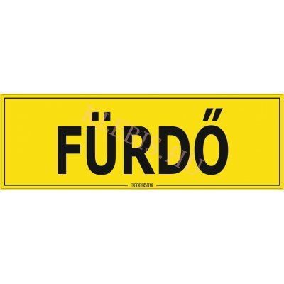 Fürdő matrica, 60×20 cm