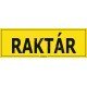 Raktár matrica, 30×10 cm Raktár matrica, 30×10 cm