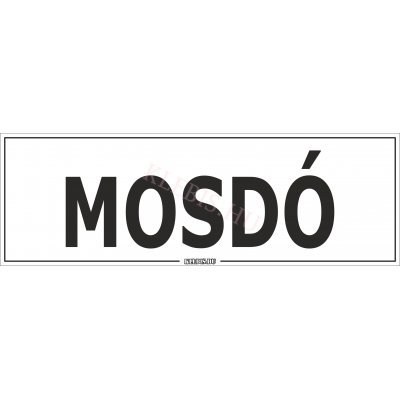 Mosdó matrica, 30×10 cm Mosdó matrica, 30×10 cm