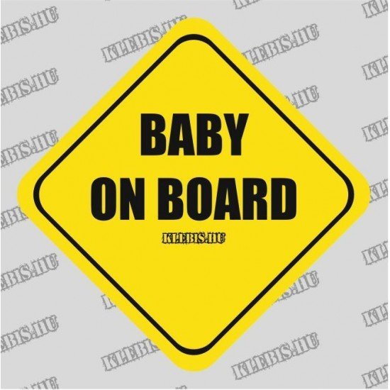 Baby on board autómatrica, mágnesfólia 10×10 cm-től