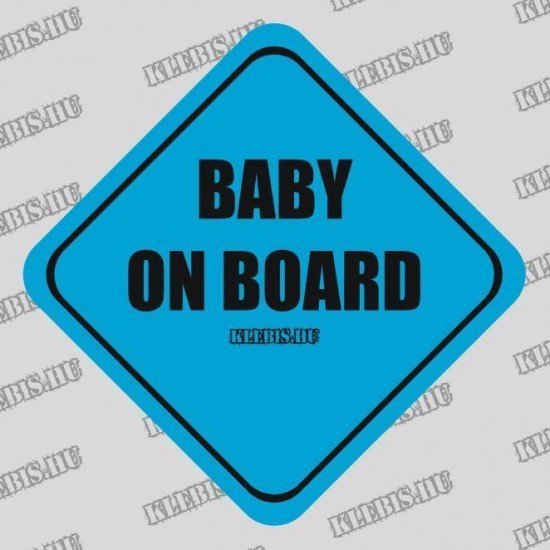 Baby on board autómatrica, mágnesfólia 10×10 cm-től