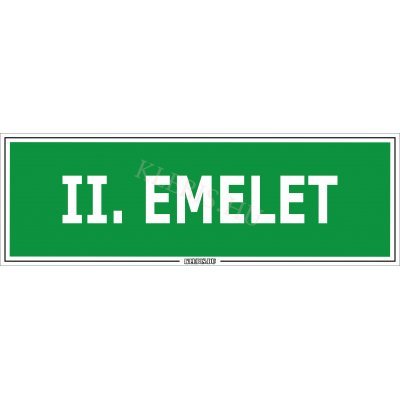 II. emelet matrica, 30×10 cm II. emelet matrica, 30×10 cm