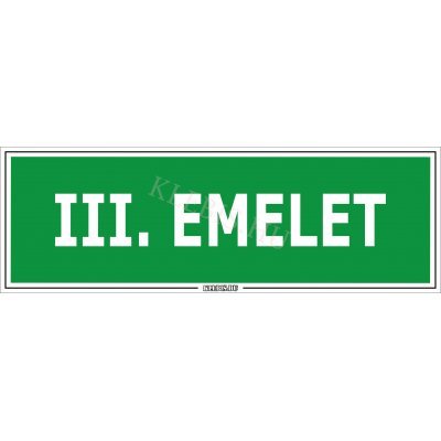 III. emelet matrica, 30×10 cm III. emelet matrica, 30×10 cm