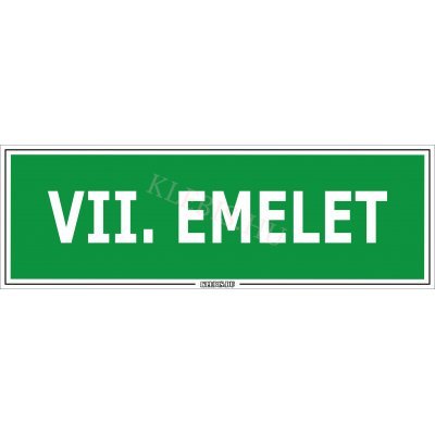 VII. emelet matrica, 30×10 cm VII. emelet matrica, 30×10 cm