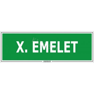 X. emelet matrica, 30×10 cm X. emelet matrica, 30×10 cm