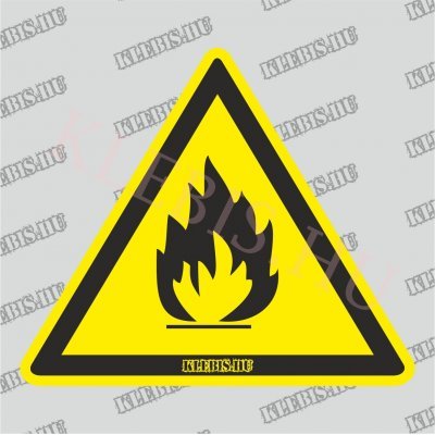 Gyúlékony anyag vagy magas hőmérséklet matrica, 63×63 cm Gyúlékony anyag vagy magas hőmérséklet matrica, 63×63 cm