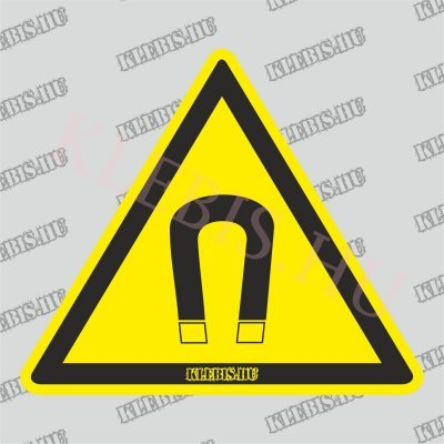 Erős mágneses tér matrica, 63×63 cm Erős mágneses tér matrica, 63×63 cm