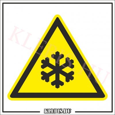 Alacsony hőmérséklet matrica, 63×63 cm Alacsony hőmérséklet matrica, 63×63 cm