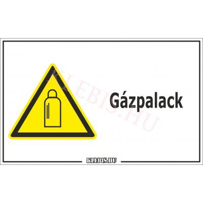 Gázpalack matrica, 16×25 cm Gázpalack matrica, 16×25 cm