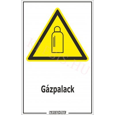 Gázpalack matrica, 16×25 cm Gázpalack matrica, 16×25 cm