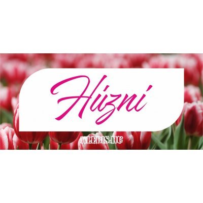 Tolni - húzni ( tulipán ) matrica, tábla 21×10 cm-től ( 2 db )