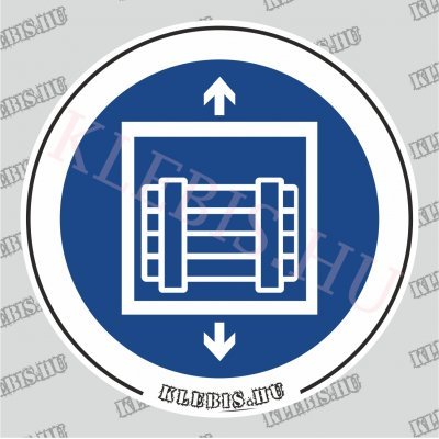 Teherlift matrica, 10×10 cm Teherlift matrica, 10×10 cm