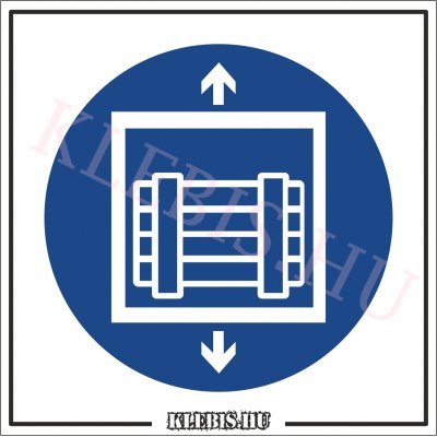 Teherlift matrica, 10×10 cm Teherlift matrica, 10×10 cm