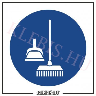 Takarító eszközök matrica, 10×10 cm Takarító eszközök matrica, 10×10 cm