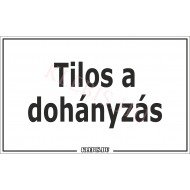 Tilos a dohányzás matrica, 25×16 cm Tilos a dohányzás matrica, 25×16 cm