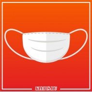 Védőmaszk használata kötelező! matrica, tábla 10×10 cm-től Védőmaszk használata kötelező! matrica, tábla 10×10 cm-től