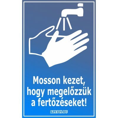 Mosson kezet, hogy megelőzzük a fertőzéseket! matrica, tábla 6×10 cm-től Mosson kezet, hogy megelőzzük a fertőzéseket! matrica, tábla 6×10 cm-től