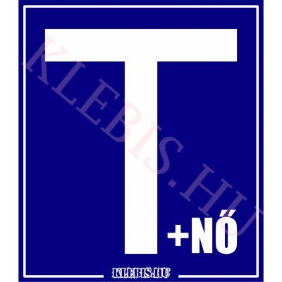 T betű + nő - Tanulóvezető öntapadós matrica 10×11 cm-től T betű + nő - Tanulóvezető öntapadós matrica 10×11 cm-től