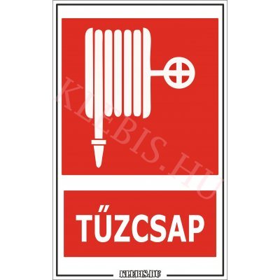 Tűzcsap matrica, 25×40 cm Tűzcsap matrica, 25×40 cm