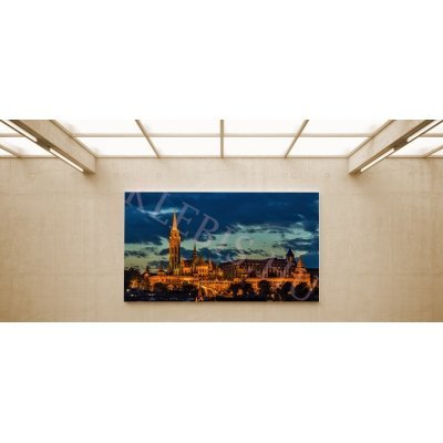 Budapest - vászonkép, vászonfotó, vakráma 45 × 30 cm Budapest - vászonkép, vászonfotó, vakráma 45 × 30 cm