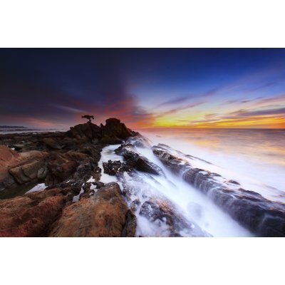 Tengerpart - vászonkép, vászonfotó, vakráma 45 × 30 cm