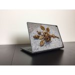 Rózsa bronz szobor laptop matrica