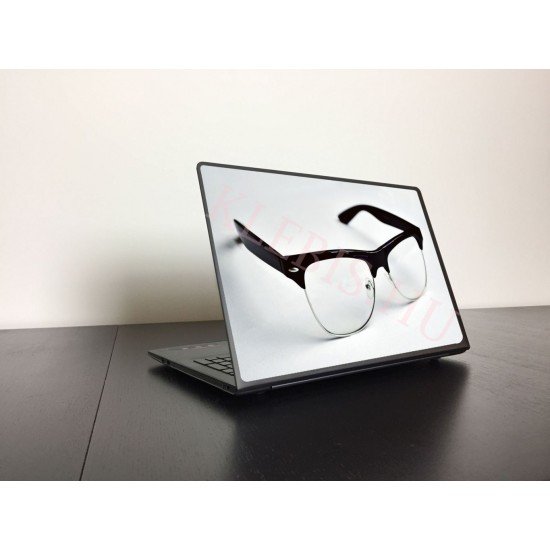 Szemüveg laptop matrica