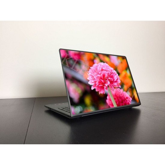 Pink virág laptop matrica